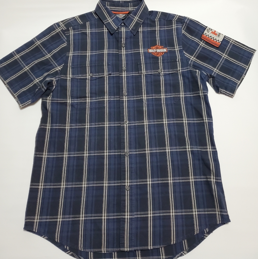 Harley Davidson Button D Short Sleeves